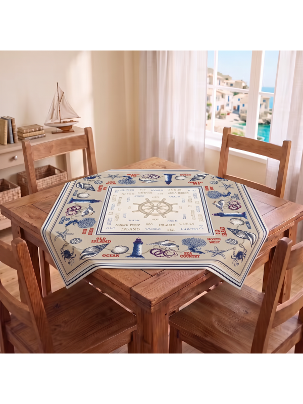 Каре жакард - Морски Мотиви 100/100